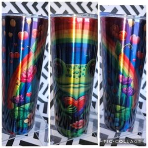 Frog Rainbow/ Grateful Dead Adjacent Tumbler